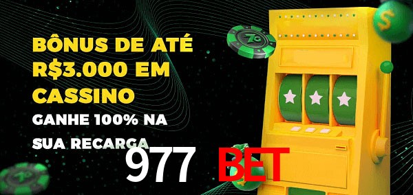 977 bet melhor bônus de depósito